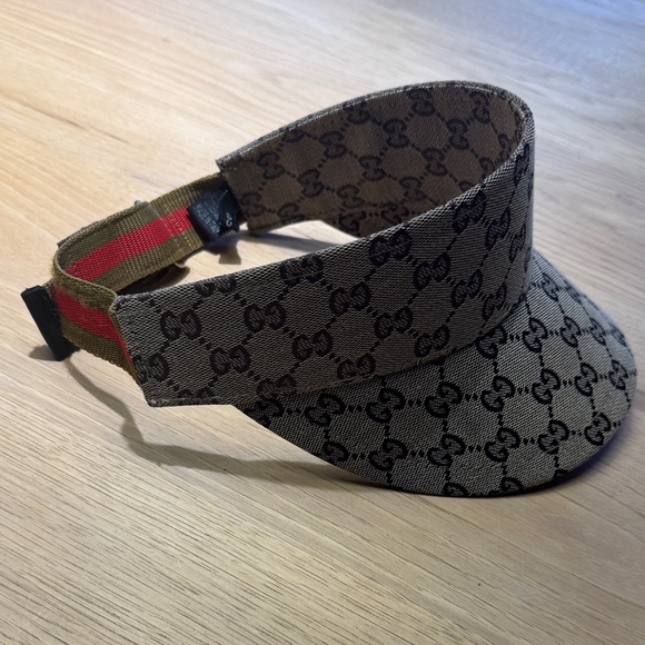 Gucci Beige/Brown Monogram Canvas Visor main image 8